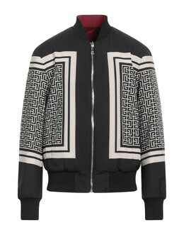 Balmain: Чёрная куртка 