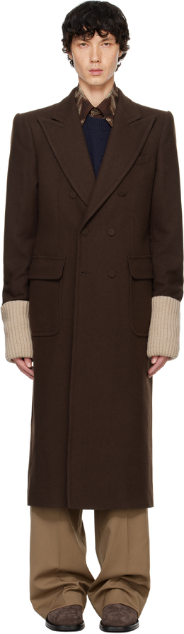 Dries Van Noten: Пальто из шерсти 