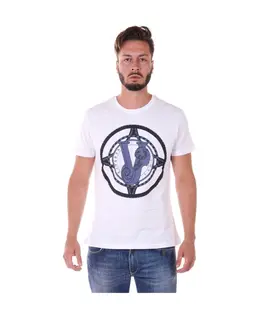 Versace Jeans Couture: Белая футболка 