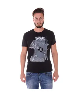 Versace Jeans Couture: Чёрная толстовка 