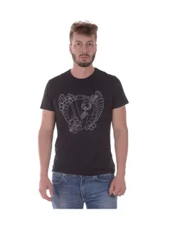 Versace Jeans Couture: Чёрная толстовка 