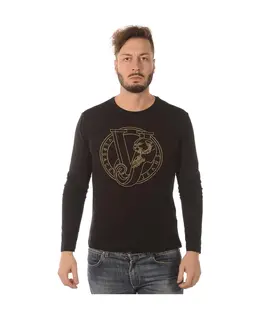 Versace Jeans Couture: Чёрный свитер 
