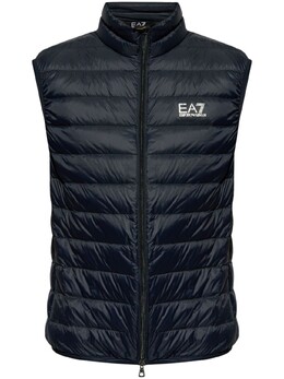 EA7 Emporio Armani: Синий жилет 