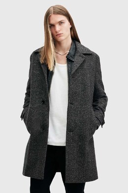 Allsaints: Пальто из шерсти 