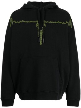 Marcelo Burlon County Of Milan: Чёрная толстовка 