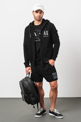 Armani Exchange: Чёрная толстовка 