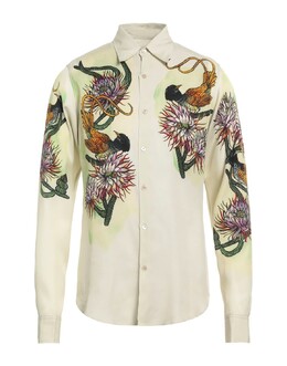 Dries Van Noten: Бежевая рубашка 