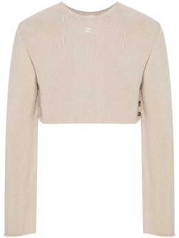 Courreges: Короткий свитер 