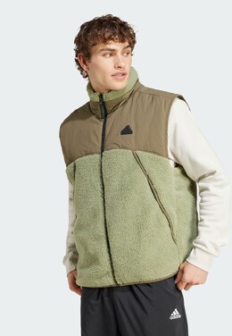 Adidas: Зелёный жилет 