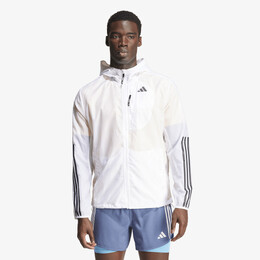 Adidas: Белая куртка 