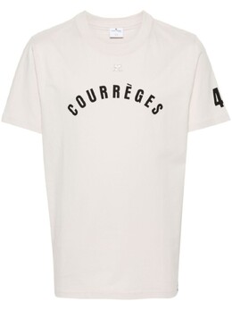 Courreges: Прямая футболка 
