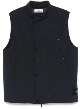 Stone Island: Синий жилет  Compass
