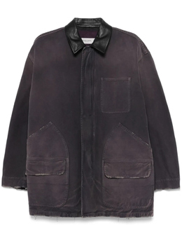 Golden Goose: Фиолетовая куртка 