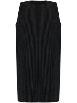 Homme Plissé Issey Miyake: Чёрная футболка 