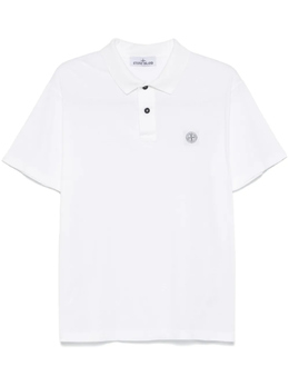 Stone Island: Белая рубашка  Compass