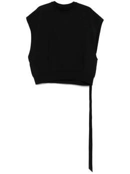 Rick Owens Drkshdw: Чёрный жилет  Jumbo