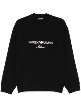 Emporio Armani: Чёрная толстовка 