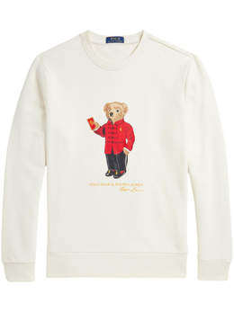 Polo Ralph Lauren: Белый свитер 