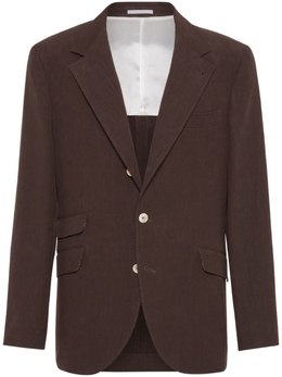 Brunello Cucinelli: Коричневые пиджаки 