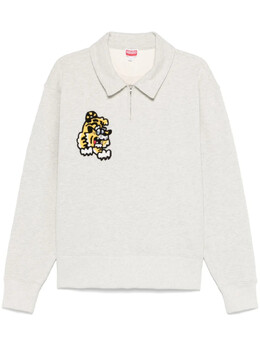 Kenzo: Толстовка с вышивкой 