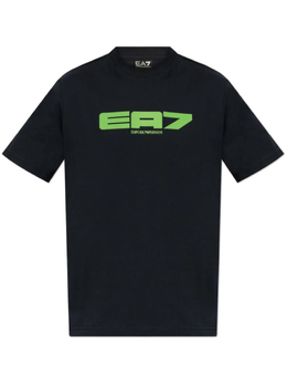 EA7 Emporio Armani: Синяя футболка 