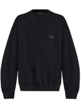 Y-3: Чёрная толстовка 