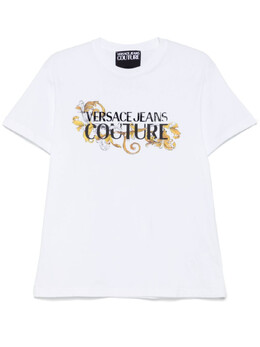 Versace Jeans Couture: Белая футболка 