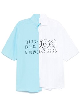MM6 Maison Margiela: Синяя рубашка 
