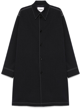 Jil Sander: Однобортное пальто 