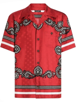 Dolce & Gabbana: Рубашка с принтом 