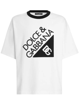 Dolce & Gabbana: Белая футболка 