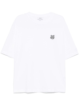 Maison Kitsuné: Белая футболка 