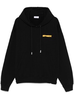 Off-White: Чёрная толстовка 