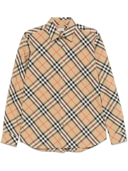 Burberry: Рубашка в клетку 
