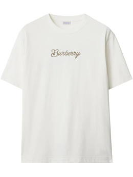 Burberry: Хлопковая футболка 