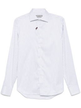 Canali: Рубашка в полоску 