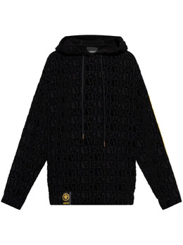 Versace: Чёрная толстовка  Baroque