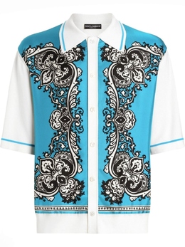 Dolce & Gabbana: Рубашка с принтом 