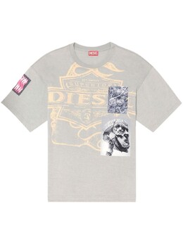 Diesel: Серая футболка 