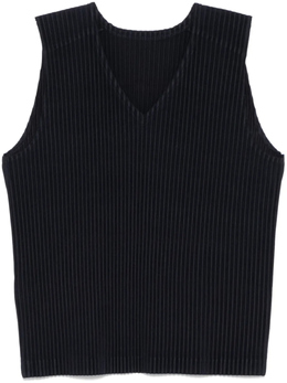 Homme Plissé Issey Miyake: Синяя футболка 