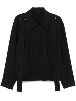 Homme Plissé Issey Miyake: Чёрная куртка 