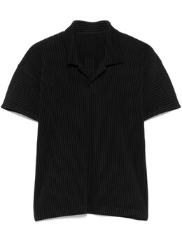 Homme Plissé Issey Miyake: Чёрная рубашка 