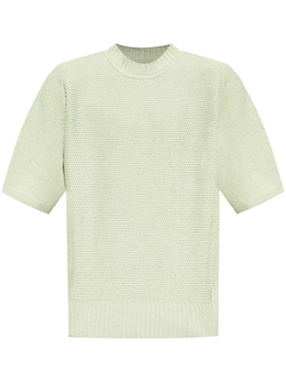 Homme Plissé Issey Miyake: Зелёная футболка 