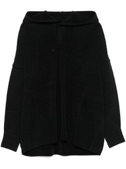 Homme Plissé Issey Miyake: Чёрная толстовка 