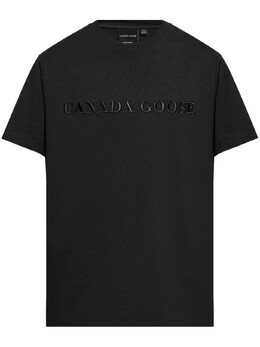 Canada Goose: Чёрная футболка 