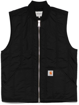 Carhartt WIP: Чёрный жилет 