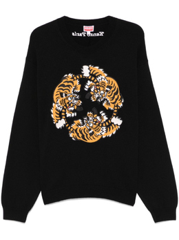 Kenzo: Свитер с вышивкой 