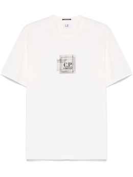 C.P. Company: Белая футболка 