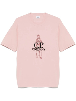C.P. Company: Розовая футболка 