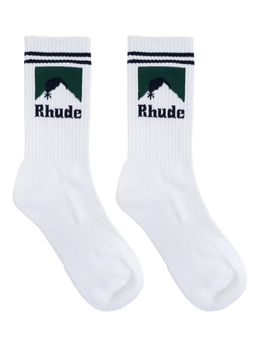 Rhude: Белые носки 